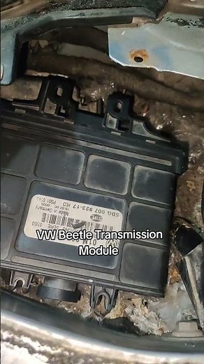 VW Beetle transmission module location #viralvideo #automobile #electricalpanel