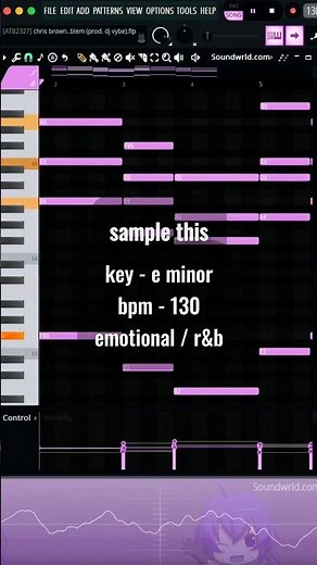 Sample This: Bryson Tiller R&B Inspired Melody 🎹 #flstudio #producer