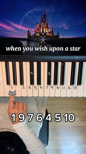 When you wjsh upon a star “I absolutely love the music that plays when Disney movies start” 🤩 #moviemusic #disneymusic #easypiano #play123_piano #pianobeginner