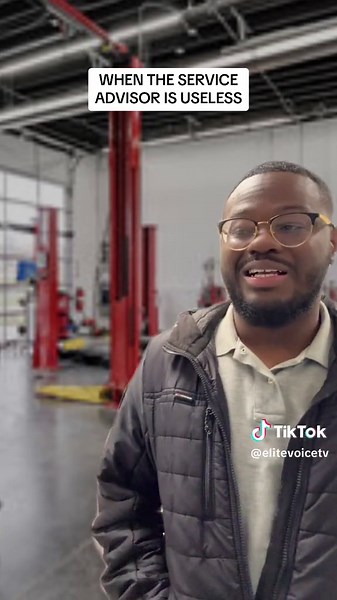When the service advisor is completely clueless and useless. #automotive #mechanic #carservice #automotivetechnician #technician