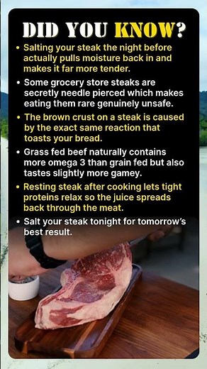 Why Salting Steak Overnight Works Better