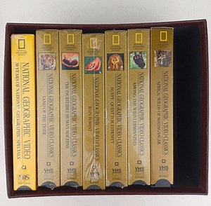 6  NEW National Geographic Video Classics VHS Tapes 1975-88   Bonus VTG | eBay