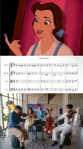 Be Our Guest from “Beauty and The Beast” | String Quartet version by The Misc. Strings
