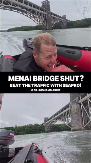 Skip the Anglesey traffic with SeaPro — fly through the Menai Strait like a pro 🚤💨