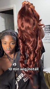 quick wig install before work * * * * #wig #wiginstalls #wigslayer #wigstyling #wigmaker #wigs | Iman Iman