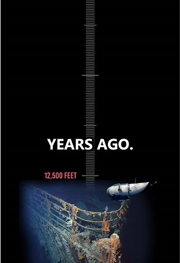 The Titanic is so deep that even the ocean’s greatest divers barely scratch the surface of its depth. #Titanic #OceanDepths #DeepSea #History #DidYouKnow