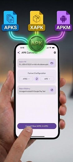 How to Convert APKS/XAPK/APKM to a Single APK! (Easy Merge) 🧩