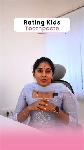 Dr. Pavithra Arun on Instagram: "🪥✨ Rating Kids’ Toothpaste! 🦷 Not all kids’ toothpastes are the same! In this video, we rate popular kids’ toothpaste options and explain what really matters—fluoride levels, safety, taste, and effectiveness. Learn how to choose the right toothpaste for your child’s age and protect their smile from cavities. #KidsDentalCare #kidsdentalcare #toothpastereview #pediatricdentistry #PediatricDentistryFun #healthysmiles #healthysmiles😊 #HealthySmilesForKids #trichy 