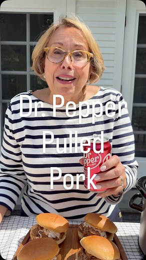 BABS on Instagram: "✨ Dr Pepper Pulled Pork ✨ This recipe is from my cookbook Every Day with Babs — in the slow cooker chapter — page 197. A little prep in the morning, and by dinner you’ll have a restaurant-worthy BBQ sandwich the whole family will love. 🍖🥤 Slow-cooked to tender perfection, this recipe is perfect for busy weeknights AND makes a star main dish for any Labor Day party or any get-together. ⠀⠀⠀⠀⠀⠀⠀⠀⠀ INGREDIENTS: 1 (12-ounce) can Dr Pepper ¾ cup ketchup ¼ cup apple cider vinegar 