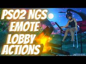 PSO2 NGS 836: Diving Emote Lobby Action 836「飛び込み」