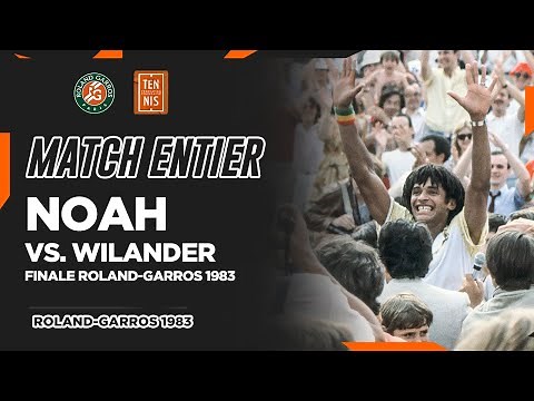 Yannick Noah vs. Mats Wilander - Finale | Roland-Garros 1983