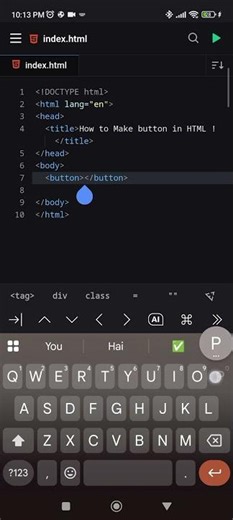 HOW TO MAKE BUTTON IN HTML ||. #HTML #CSS #JS #frontend #backend #coding #api #frontend-devloper #c