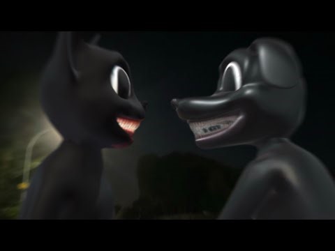 cartoon cat vs cartoon dog... the dark ally