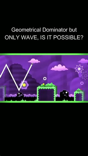 Geometrical dominator but only wave, is it possible?