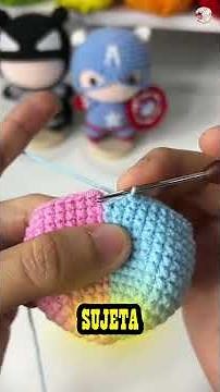 📌How to make the perfect color change in amigurumi | Straight and neat stitches