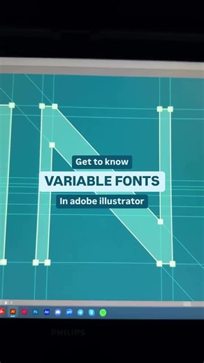 Get to know variable fonts in adobe illustrator! With variable fonts you can easily adjust the appearance of a font to get more customized options. Pretty awesome and useful to match a specific logo style for example! Font used here: Kumbh Sans✌🏼 Ps. Not all fonts have this variable feature . . . #designtips #illustratortips #adobeillustrator #illustratortutorial #fyp