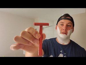 A quick BBS shave with the Henson AL13 aluminum DE Safety razor