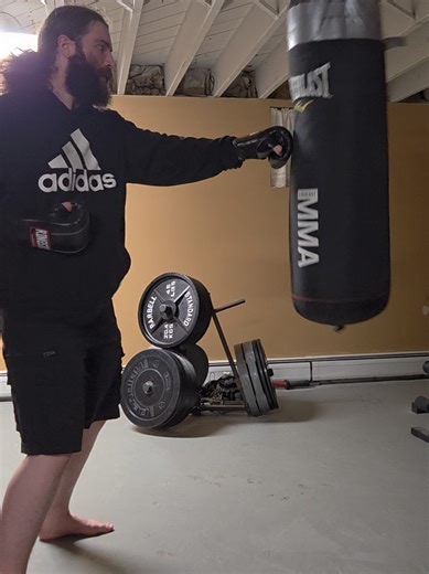 Karate Straight Punch Basics with Bag Gloves