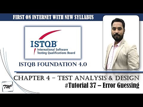 ISTQB FOUNDATION 4.0 | Tutorial 37 | Error Guessing | Experience-Based Techniques Techniques | CTFL