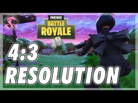 A Guide on How to Get a 4:3 Aspect Ratio Resolution on Fortnite Battle Royale