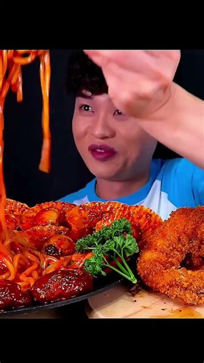 🔥 Extreme Spicy Noodles Challenge | Enoki Mushroom ASMR Eating Mukbang | Hot Food Challenge 🌶️