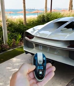 Bugatti Chiron Smart Key Concept Can Start W16 Engine Remotely, Is a One-Off