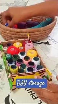 sewing supplies storage #sewing #sewingsupplies