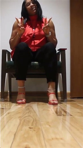 Red High Heel Tapping ASMR | Billie Jean #shorts #mj