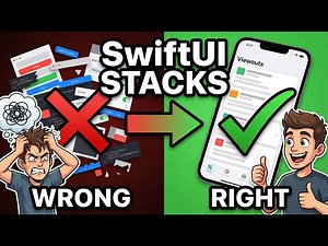 🚀 I Mass SwiftUI Stacks in 15 Minutes (And So Can You!) | VStack, HStack, ZStack Tutorial