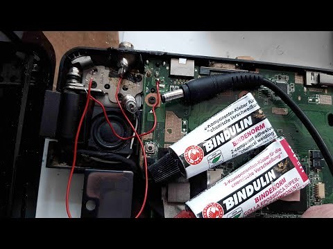 Repairing a laptop power socket