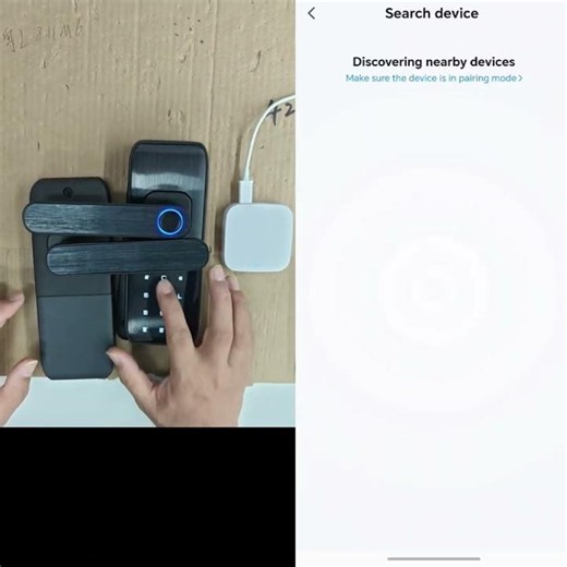 BDILIFE OS615 Smart Door Lock Gateway Connection Tutorial