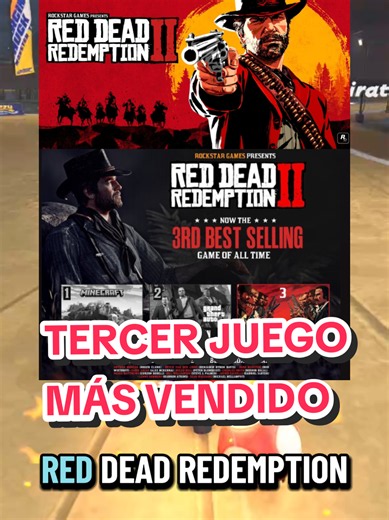 RED DEAD REDEMPTION 2 SE CONVIERTE EN EL TERCER JUEGO MÁS VENDIDO DE LA HISTORIA CON 85 MILLONES DE UNIDADES VENDIDAS | #reddeadredemption2 #reddeadredemption #wiisports