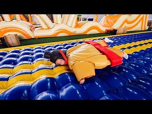 Fun Sumo Suits for Kids at Indoor Playground