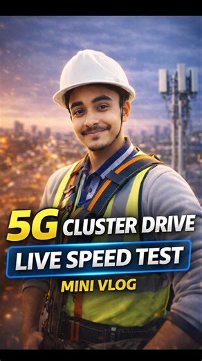 5G Cluster Drive 😱 | Live Speed Test | Mini Vlog