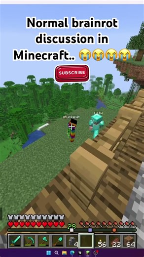 Holy Minecraft brainrot 💀💀 #minecraft #shorts