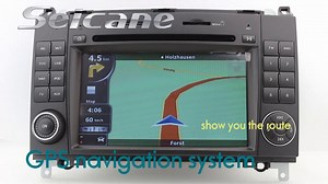 Professional CD Radio Upgrade to GPS Navigation System TV Bluetooth MP5 for Mercedes-Benz W906 2006-