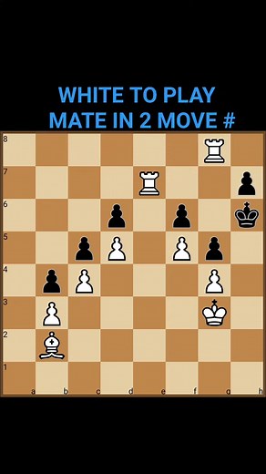 98K views · 249 reactions | WHITE TO PLAY MATE IN 2 MOVE #Checkmate #puzzle | hindichesstalks1 | Facebook