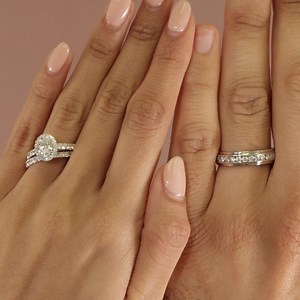 32 shares | Ready to say yes to your forever? Choose My Trio Rings for matching wedding rings that fit your budget. Save up to 50% on beautiful trio sets, including a sparkling diamond engagement ring, wedding bands for both partners, and lasting love. | My Trio Rings | Facebook
