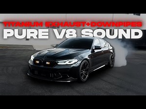 THE GREATEST SOUNDING M5!! F90 M5 with Full Titanium Exhaust + Free Flow Downpipes