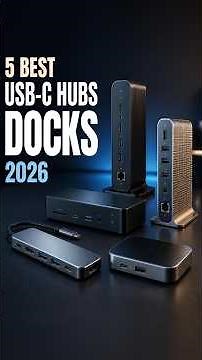 5 BEST USB-C HUBS DOCKS 2026 #tech2026 #gamingsetup #gamingtech #hometheater #240hzmonitor #appleipa