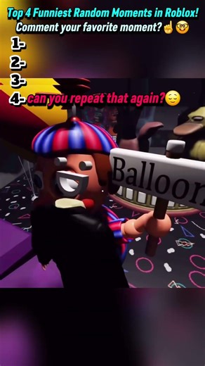 Top 4 Funniest Random Moments in Roblox 😬 Comment your favorite moment