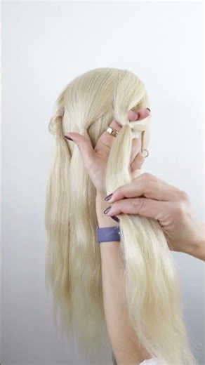 Easy half-up hack ✨