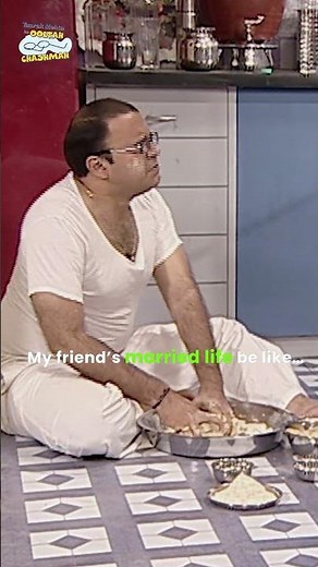 My friend’s married life be like…! #trending #funny #shorts #tmkoc #jethalal #tmkoc #comedy