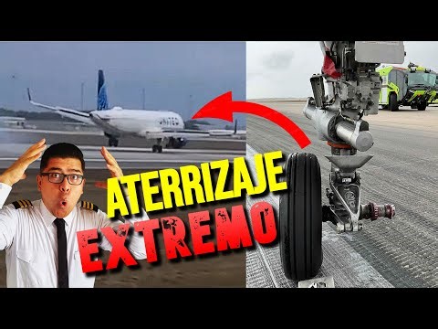 INCREDIBLE! Loses a tire💥200 people on board in a VERY ROUGH landing
