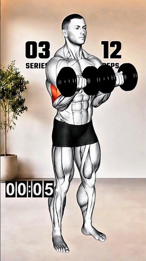 ¡BÍCEPS Y TRÍCEPS EN CASA! 💪 Rutina Explosiva con Mancuernas para Ganar Volumen