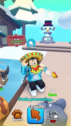 Gravycatman Gifted Me BEST PET in Tap Simulator! #roblox #robloxgames #robloxshorts