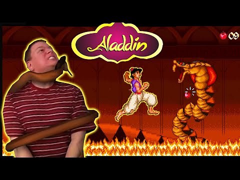 ALADDIN SNES Super Nintendo Video Game Review S3E06 | The Irate Gamer