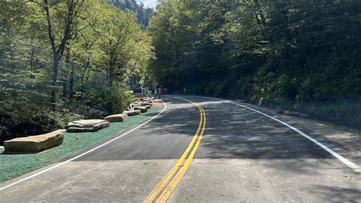 Newfound Gap Road reopens ahead of schedule after storm damage repairs