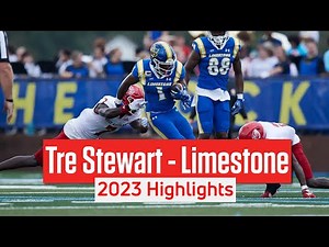 Tre Stewart Limestone Football Highlights | 2023 SAC Football