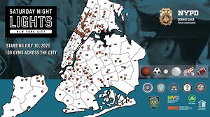 Saturday Night Lights started ten years ago with one gym in Harlem and has blossomed to 100 gyms in all five boroughs giving our youth a place to enjoy sports and be kids. These gyms will have a positive impact on our city's youth for many years to come | NYPD